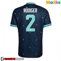 Moške Nogometnih dresov Nemčija Antonio Rudiger #2 Gostujoči SP 2026 Kratki rokavi